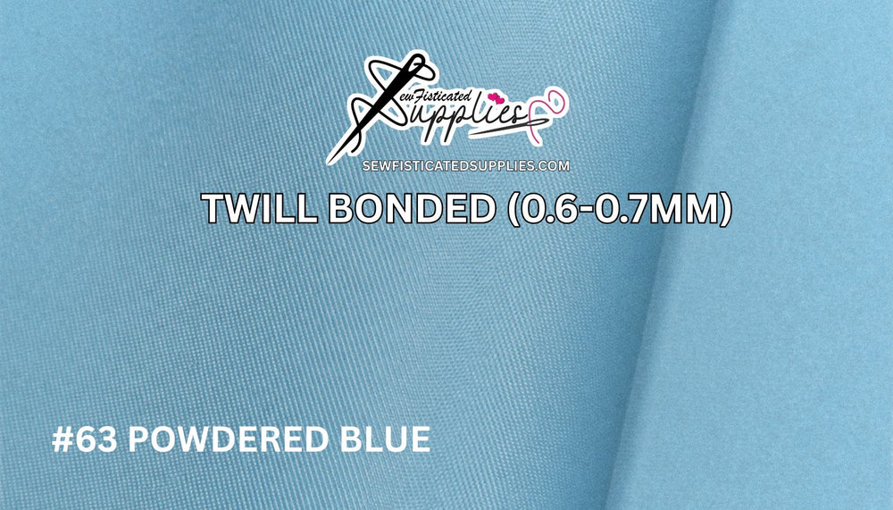 Twill Bonded - POWDERED BLUE
