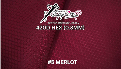 420D Hexagon - Merlot