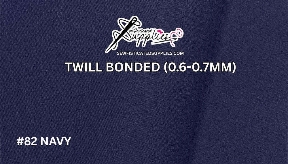 Twill Bonded - NAVY