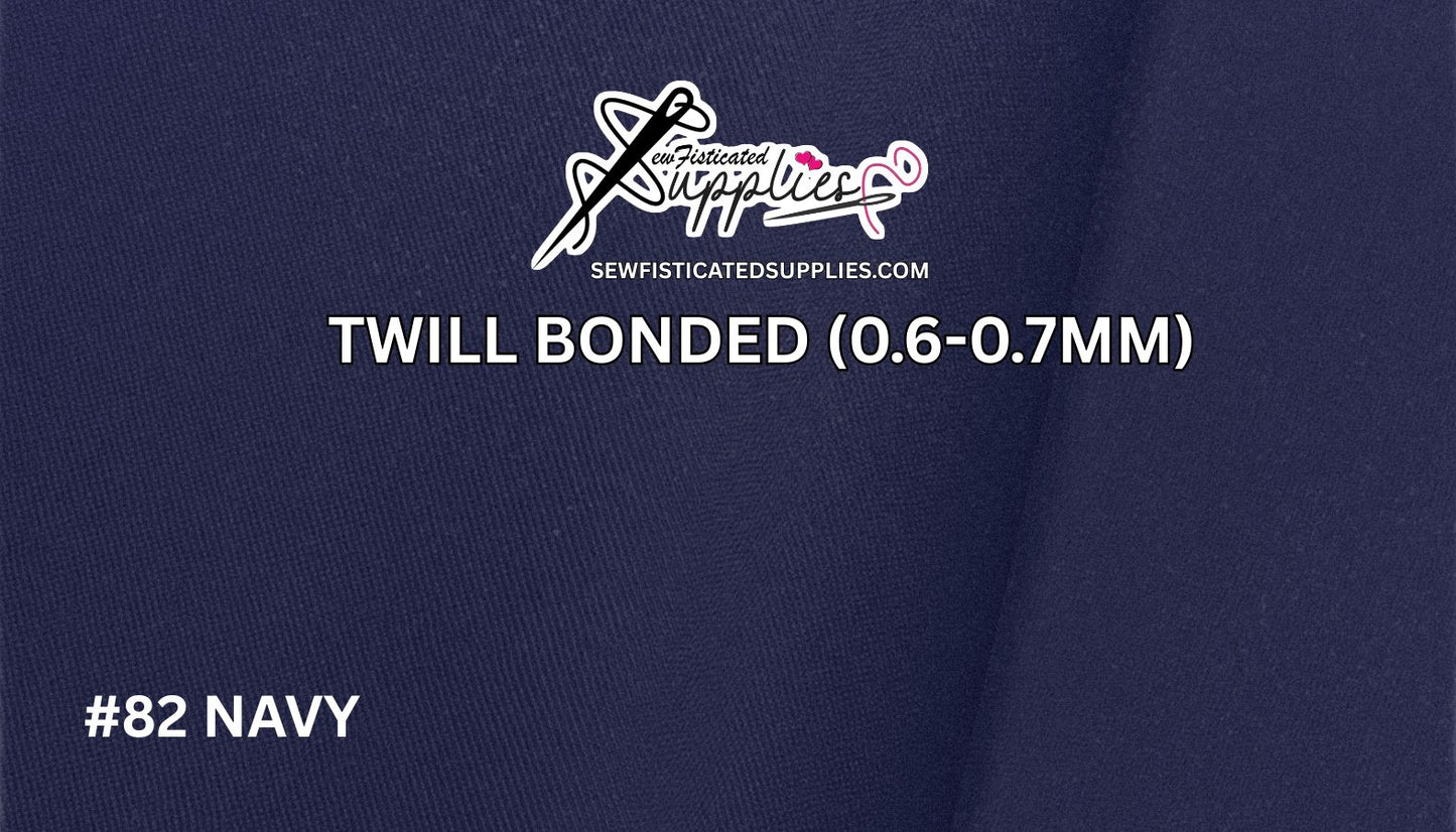 Twill Bonded - NAVY