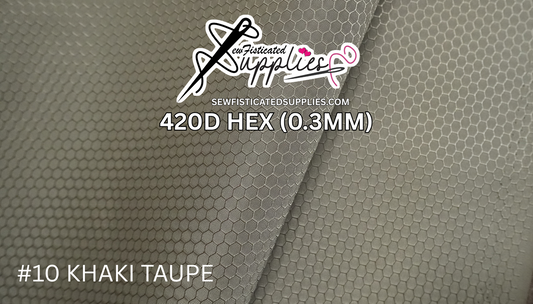 420D Hexagon - Khaki Taupe