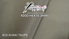420D Hexagon - Khaki Taupe
