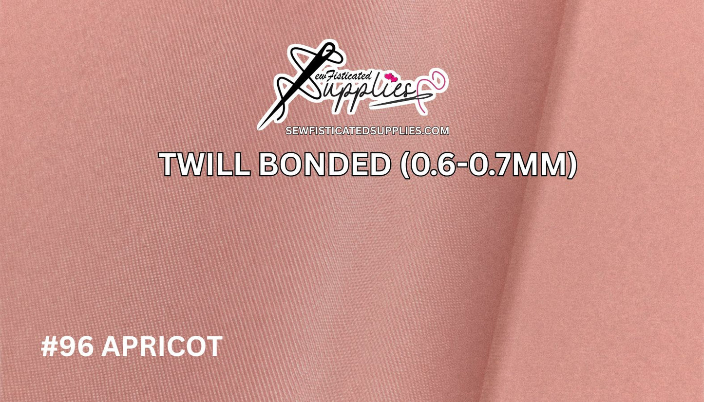 Twill Bonded - APRICOT