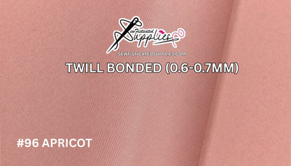 Twill Bonded - APRICOT