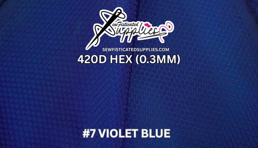 420D Hexagon - Violet Blue