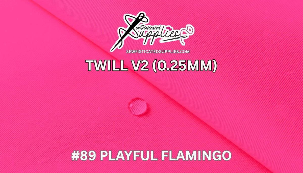 Sewfisticated Twill V2 - #89 Playful Flamingo