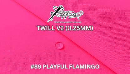 Sewfisticated Twill V2 - #89 Playful Flamingo