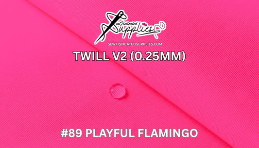 Sewfisticated Twill V2 - #89 Playful Flamingo