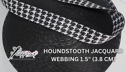 Houndstooth Jacquard Webbing