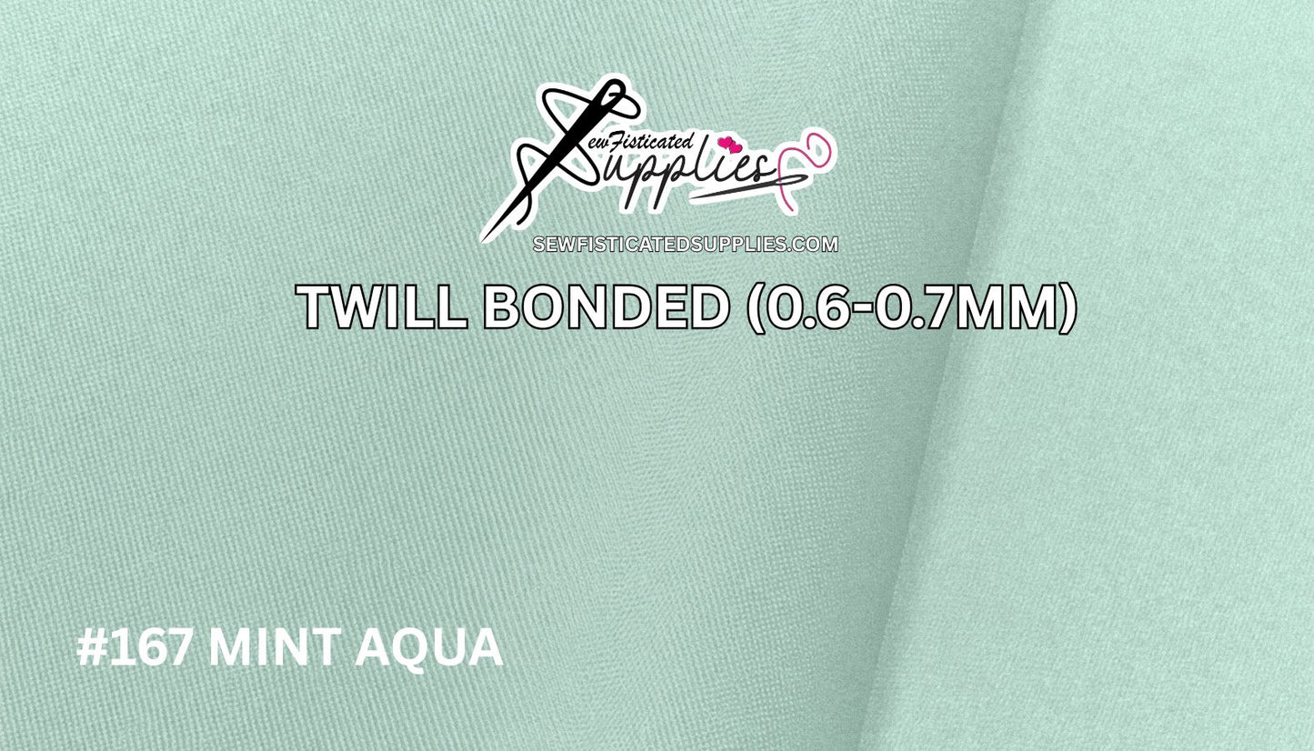 Twill Bonded - MINT AQUA