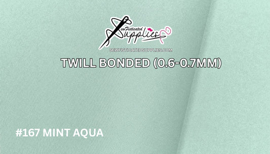 Twill Bonded - MINT AQUA