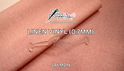 Linen Vinyl - SALMON