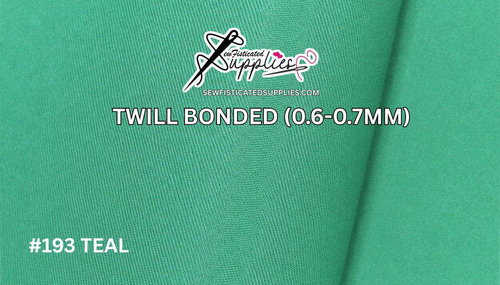Twill Bonded - TEAL