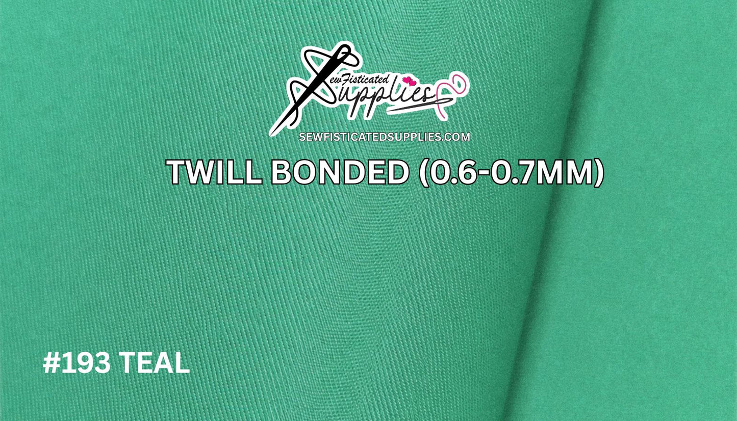 Twill Bonded - TEAL