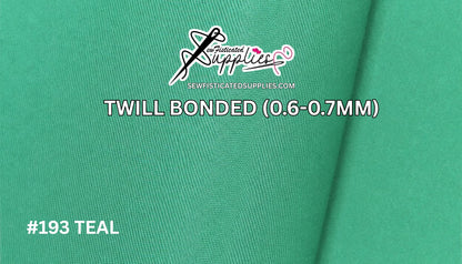 Twill Bonded - TEAL