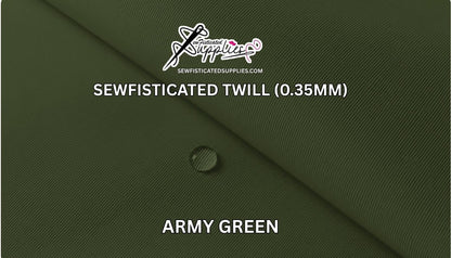 Sewfisticated Twill - ARMY GREEN