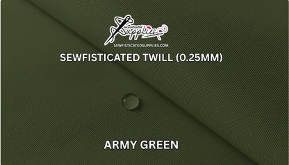 Sewfisticated Twill - ARMY GREEN