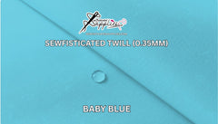 Sewfisticated Twill - BABY BLUE
