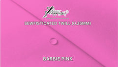 Sewfisticated Twill - BARBIE PINK