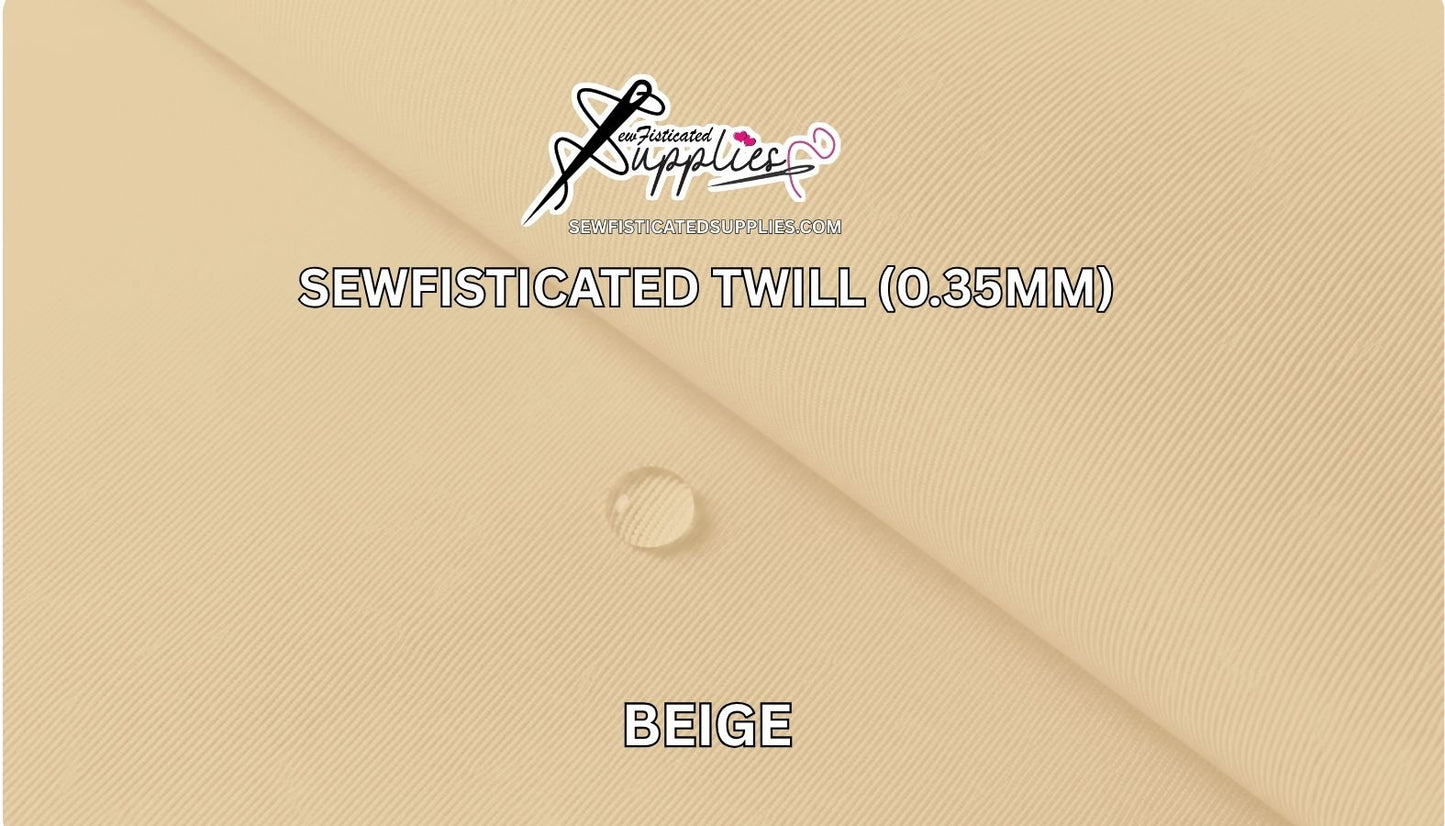 Sewfisticated Twill - BEIGE