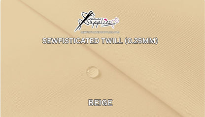 Sewfisticated Twill - BEIGE