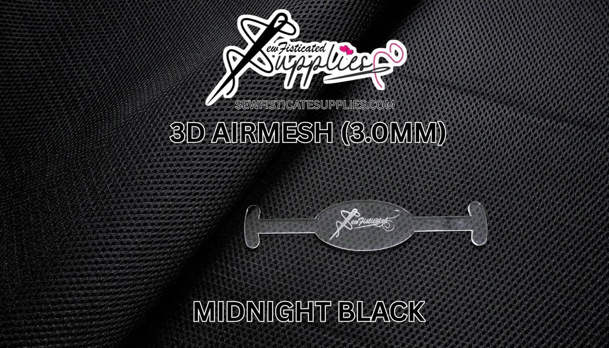 3D Airmesh Foam - MIDNIGHT BLACK