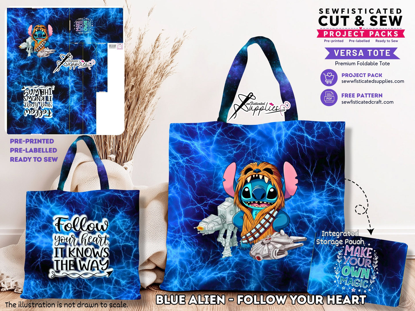 BLUE ALIEN - FOLLOW YOUR HEART (PO#6 C&S#3)
