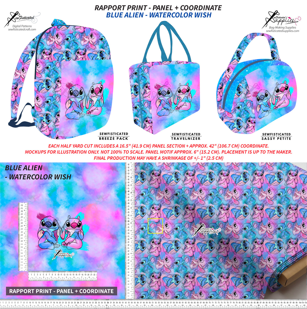PO8 RAPPORT - BLUE ALIEN (WATERCOLOR WISH)