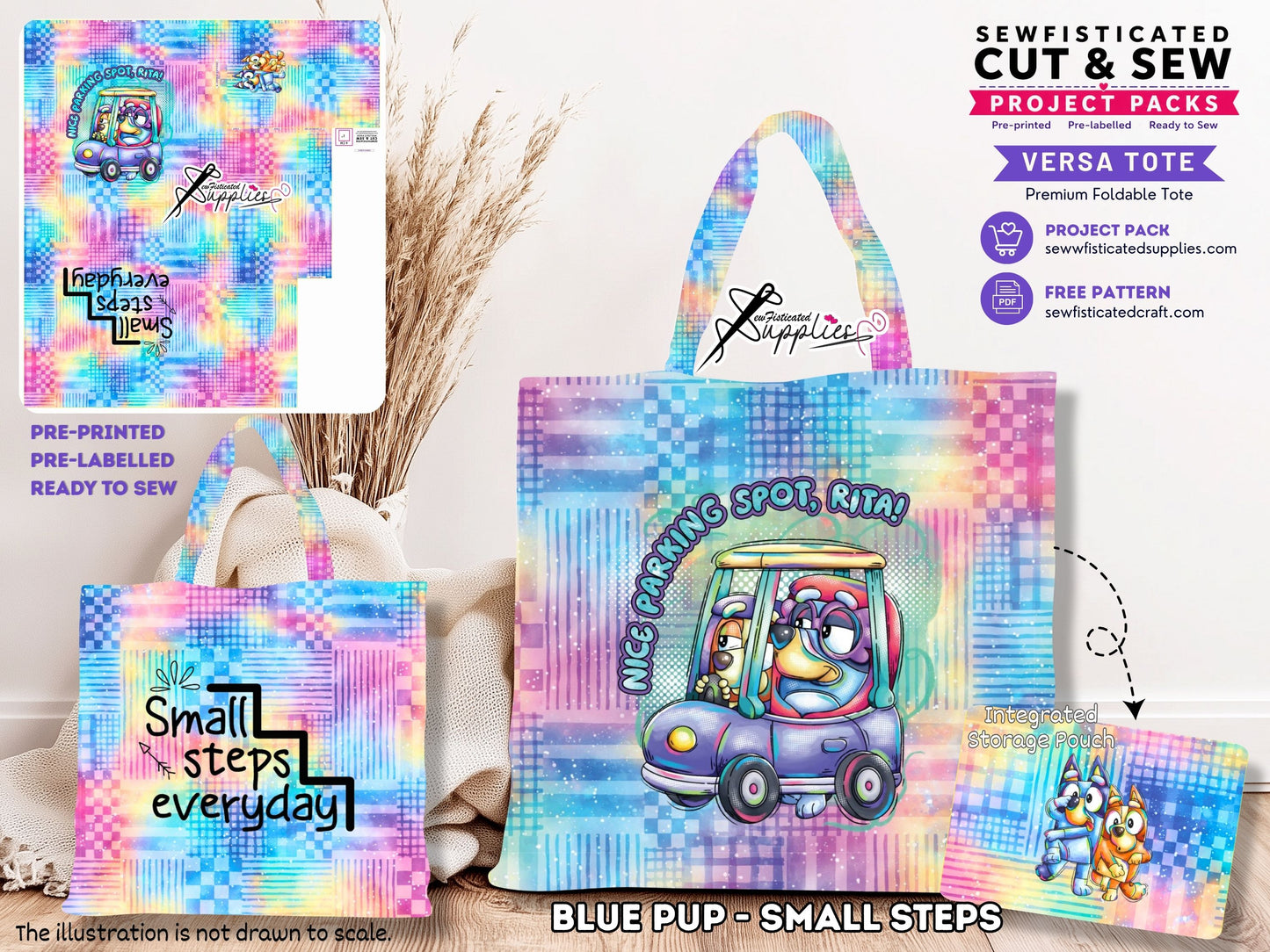 BLUE PUP - SMALL STEPS (PO#6 C&S#3)