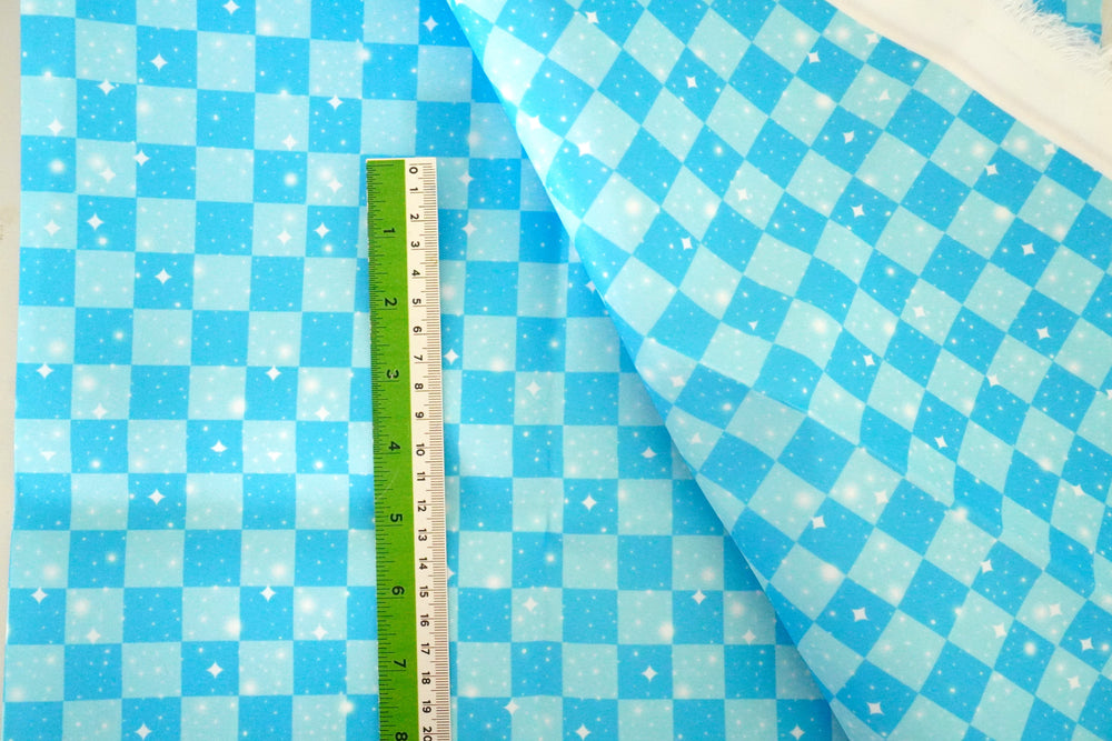 CHECKERED - AQUA GLOW