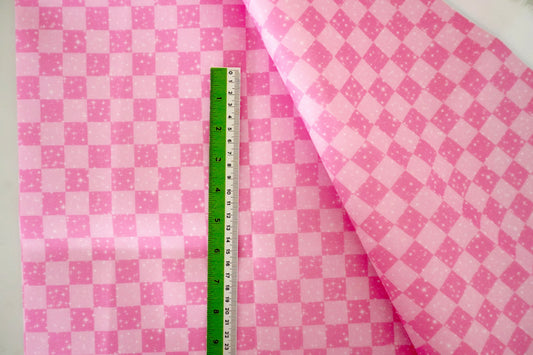 CHECKERED - BLUSH PINK