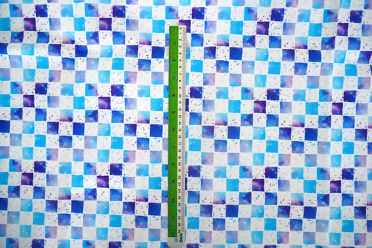 CHECKERED - FROSTED LAGOON