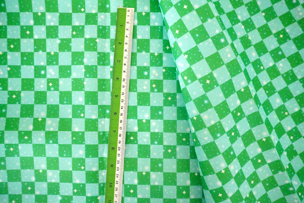 CHECKERED - LIME GLOW