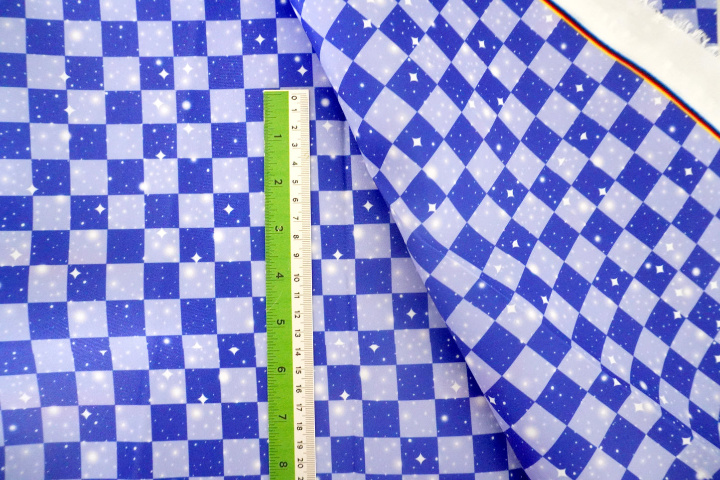CHECKERED - CELESTIAL BLUE