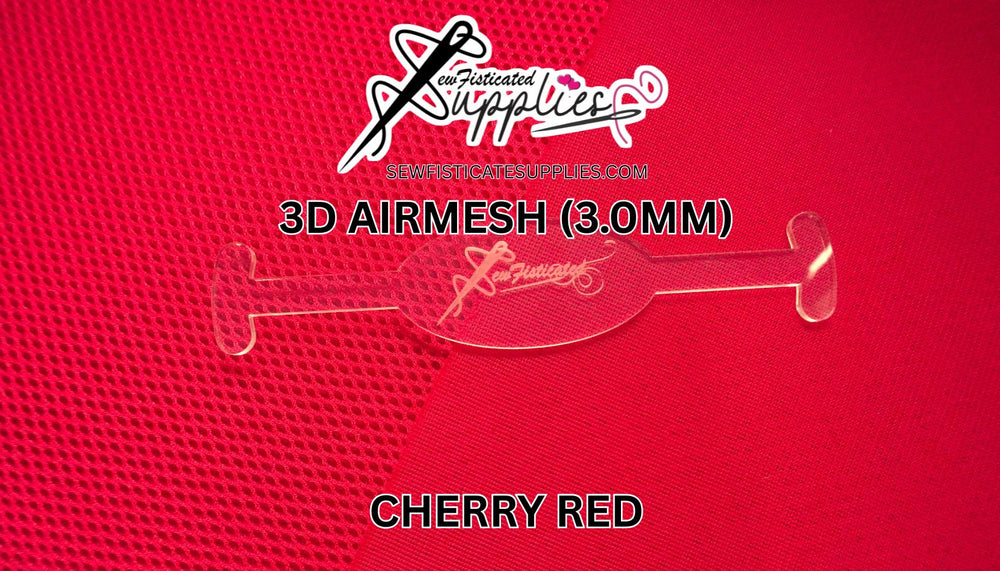3D Airmesh Foam - CHERRY RED