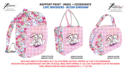 PO8 RAPPORT - CHIC WHISKERS (BLUSH GINGHAM)
