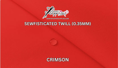Sewfisticated Twill - CRIMSOM
