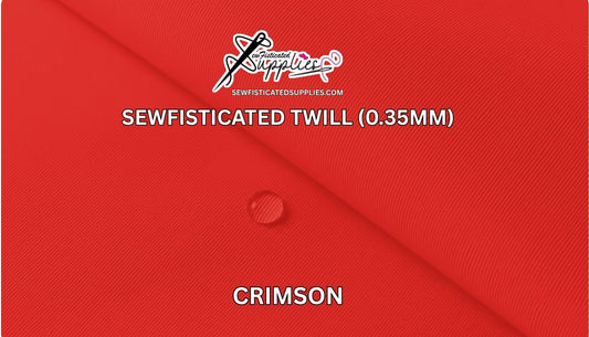 Sewfisticated Twill - CRIMSOM