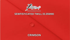 Sewfisticated Twill - CRIMSOM