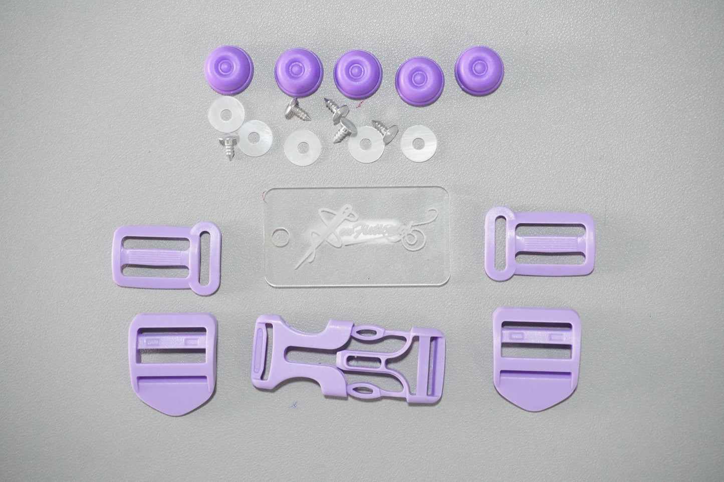 Backpack Hardware Set - Ladder Locks, Chest Buckle, Purse Feet