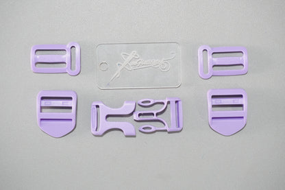 Backpack Hardware Set - Ladder Locks, Chest Buckle, Purse Feet