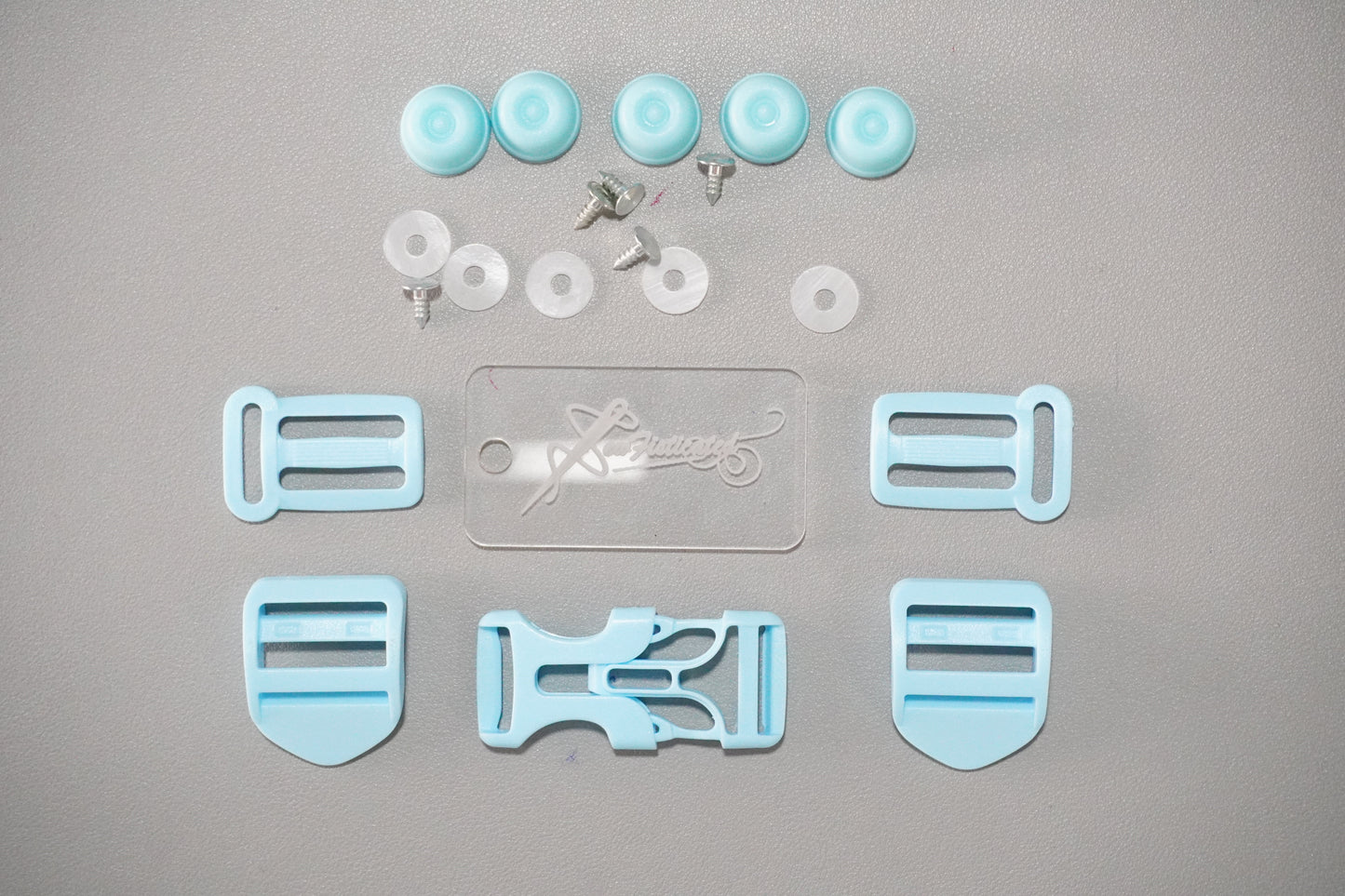 Backpack Hardware Set - Ladder Locks, Chest Buckle, Purse Feet