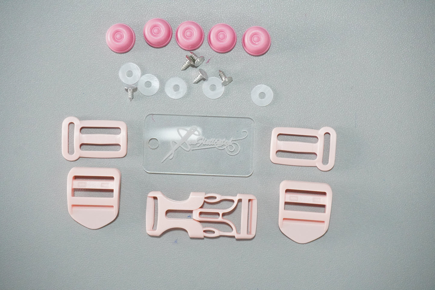 Backpack Hardware Set - Ladder Locks, Chest Buckle, Purse Feet