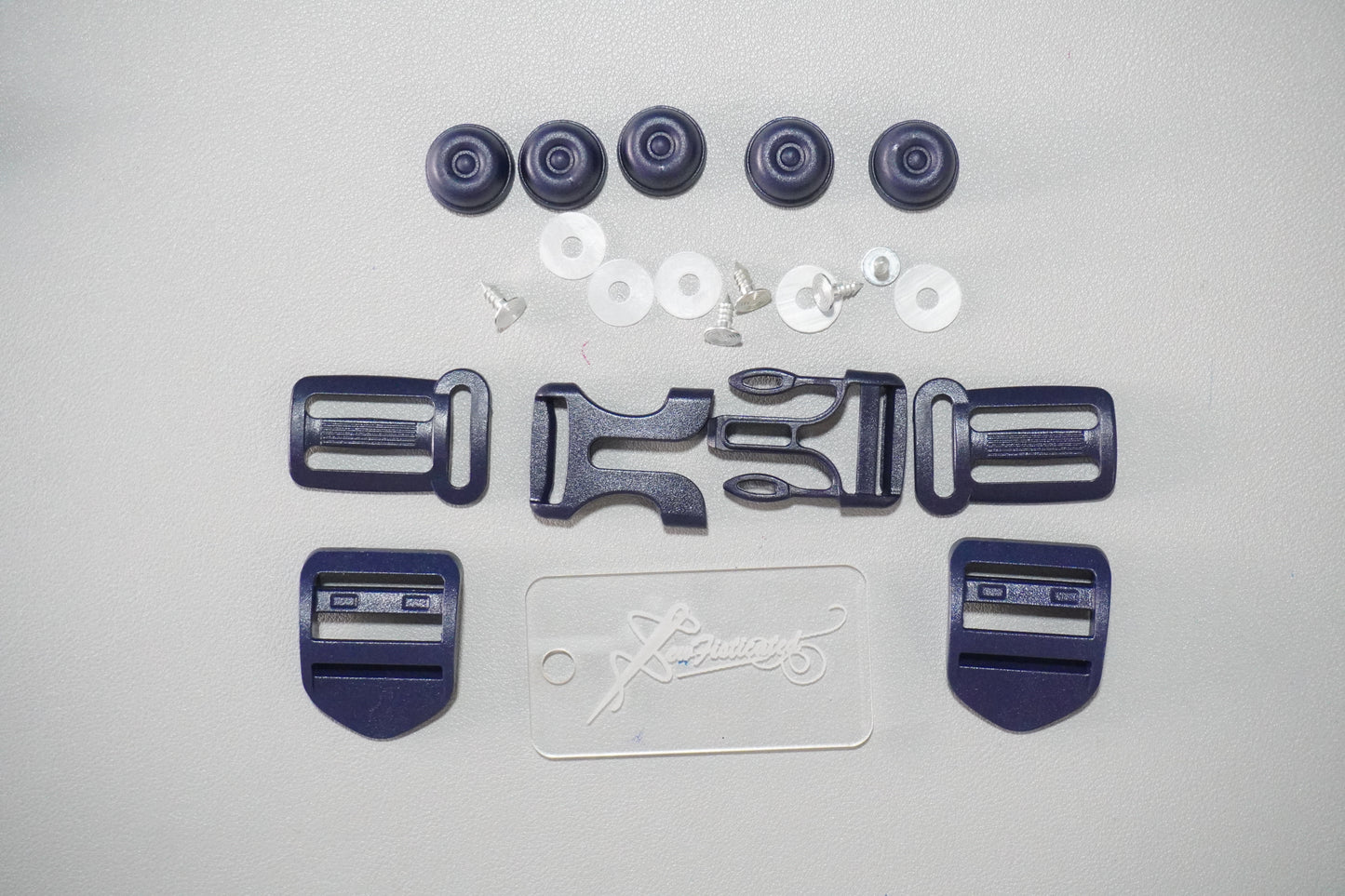 Backpack Hardware Set - Ladder Locks, Chest Buckle, Purse Feet
