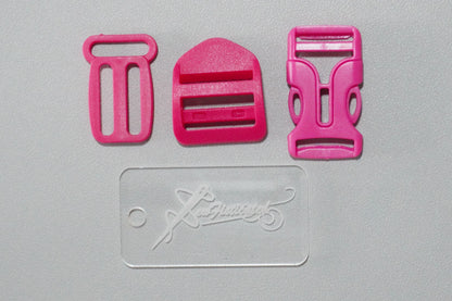 Backpack Hardware Set - Ladder Locks, Chest Buckle, Purse Feet