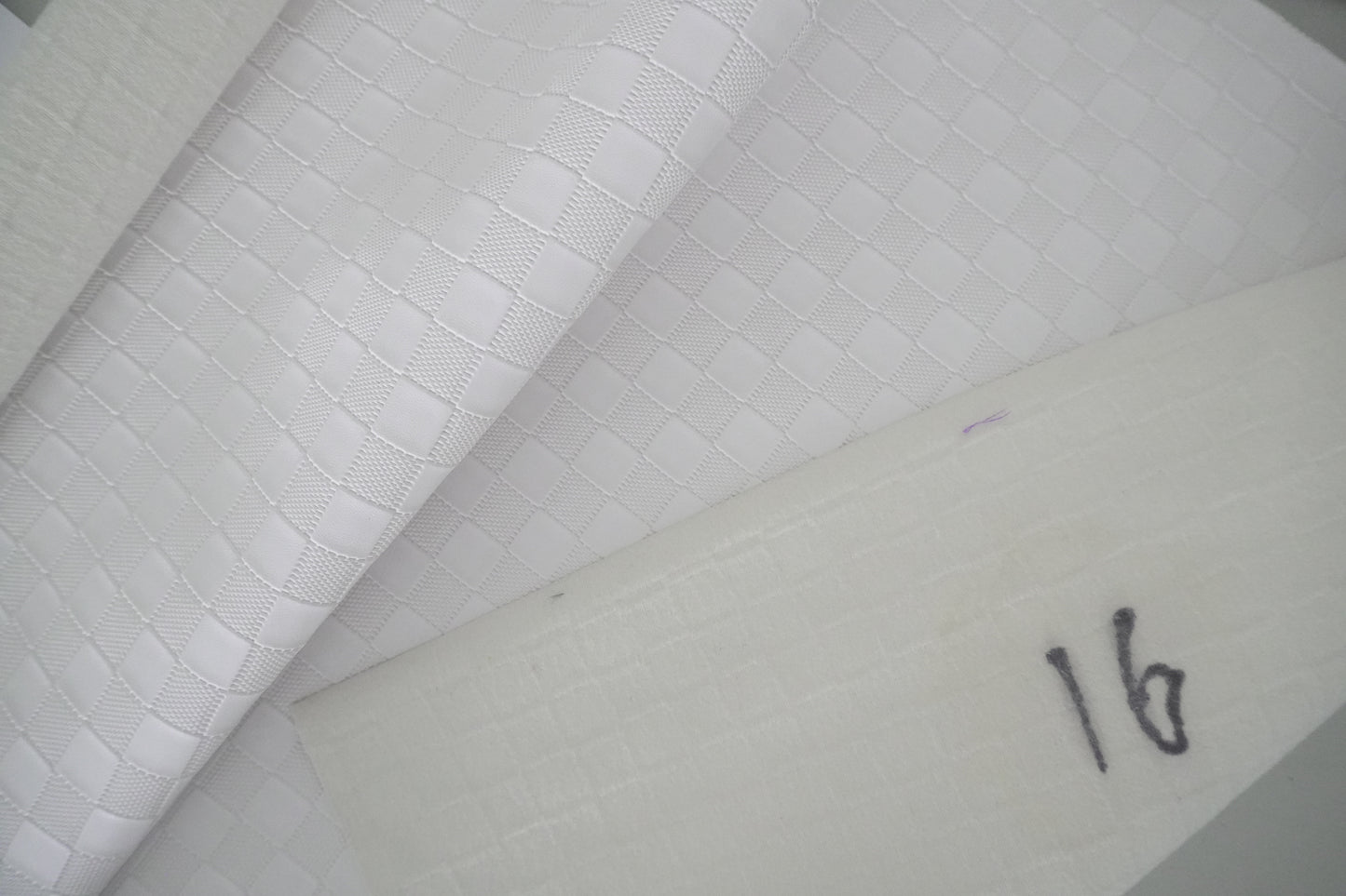 Checkerboard Vinyl - White (Flawed)