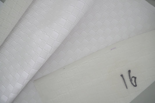 Checkerboard Vinyl - White (Flawed)