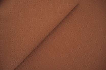 Diamond Circle Floral Embossed Vinyl - 41"
