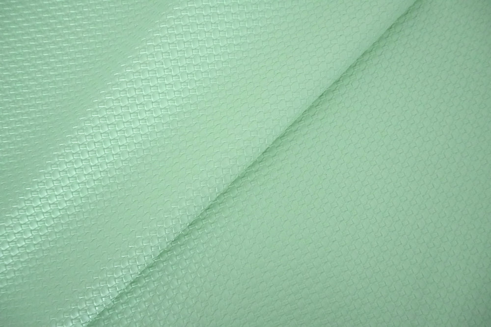 Fine Basket Weave Vinyl - Aqua Mist
