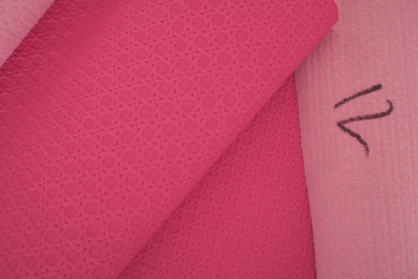 Basket Weave - Fuchsia